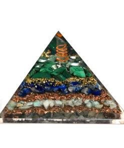 Malachite Lapis Amazonite Orgonite Pyramid