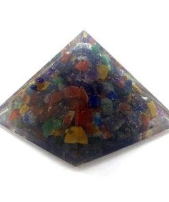 Mix Chakra Orgonite Pyramid