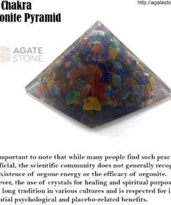 Mix Chakra Orgonite Pyramid 4