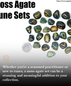 Moss Agate Rune Set 1