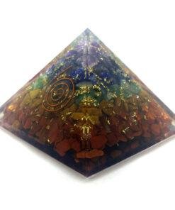 Orgonite 7 Chakra Pyramid