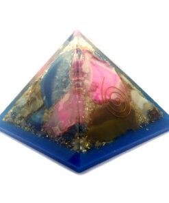 Orgonite Mix Agate Slice Pyramid