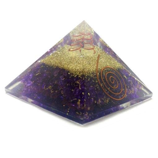 Purple Onyx Orgonite Pyramid