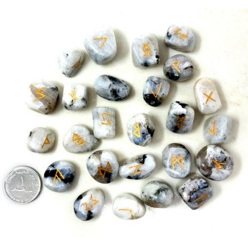 Rainbow Moonstone Rune Set