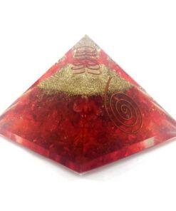 Red Onyx Orgonite Pyramid