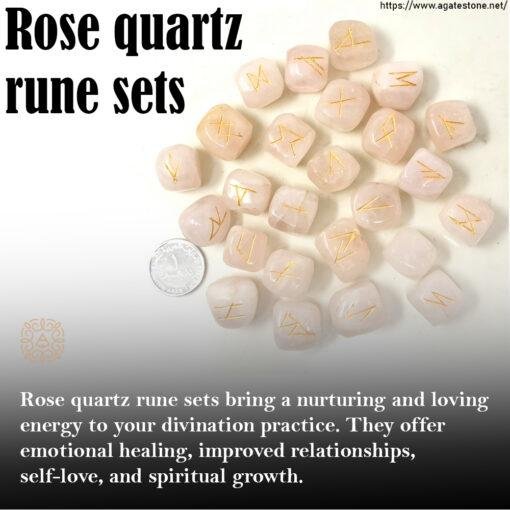 Rose Quartz Rune Set 4