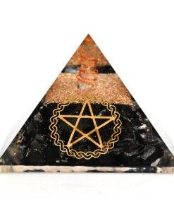 Star of David Orgonite Black Tourmaline Pyramid