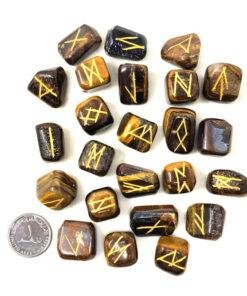 Tiger Eye Rune Set