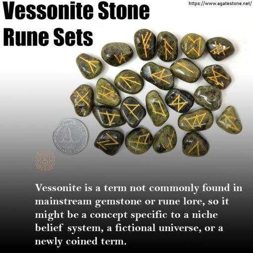 Vessonite Stone Rune Set 1