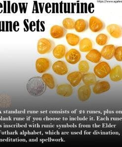 Yellow Aventurine Rune Set 4