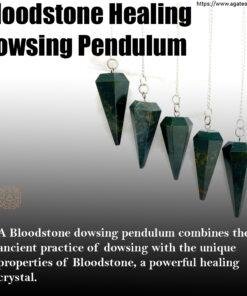 Bloodstone Healing Dowsing Pendulum 1