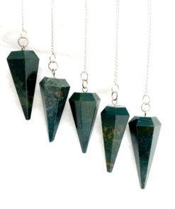 Bloodstone Healing Dowsing Pendulum